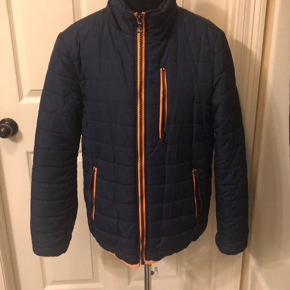 Spire navy puffer jacket